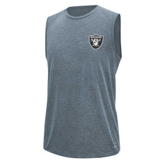 Las Vegas Raiders MSX by Michael Strahan Warm Up Sleeveless T-Shirt - Gray on sale