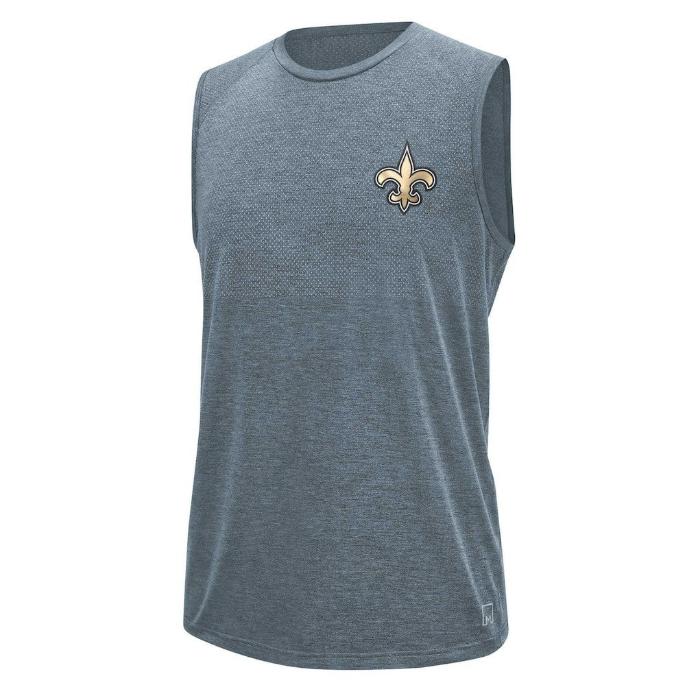 New Orleans Saints MSX by Michael Strahan Warm Up Sleeveless T-Shirt - Gray on sale