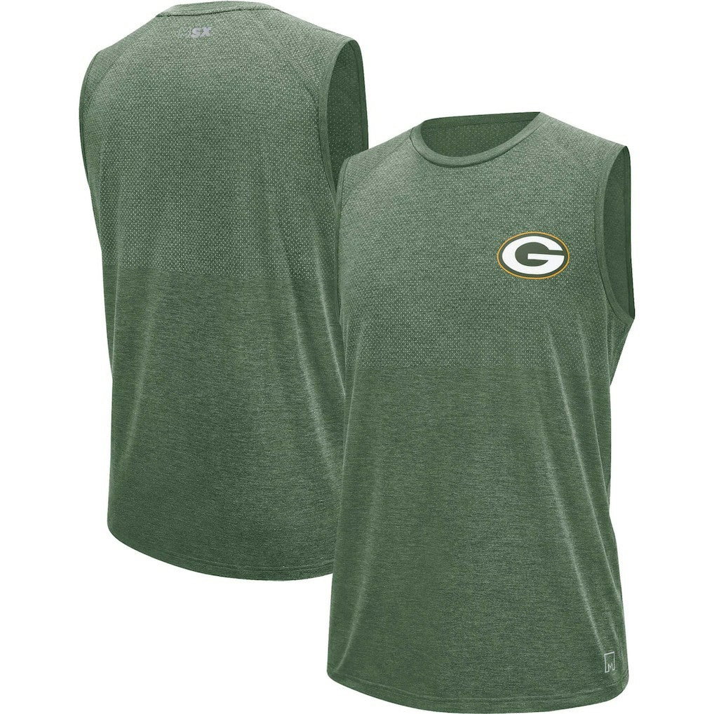 Green Bay Packers MSX by Michael Strahan Warm Up Sleeveless T-Shirt - Green online