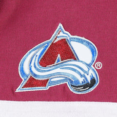 Colorado Avalanche Tommy Hilfiger Walter Lace-Up Long Sleeve Top Burgundy