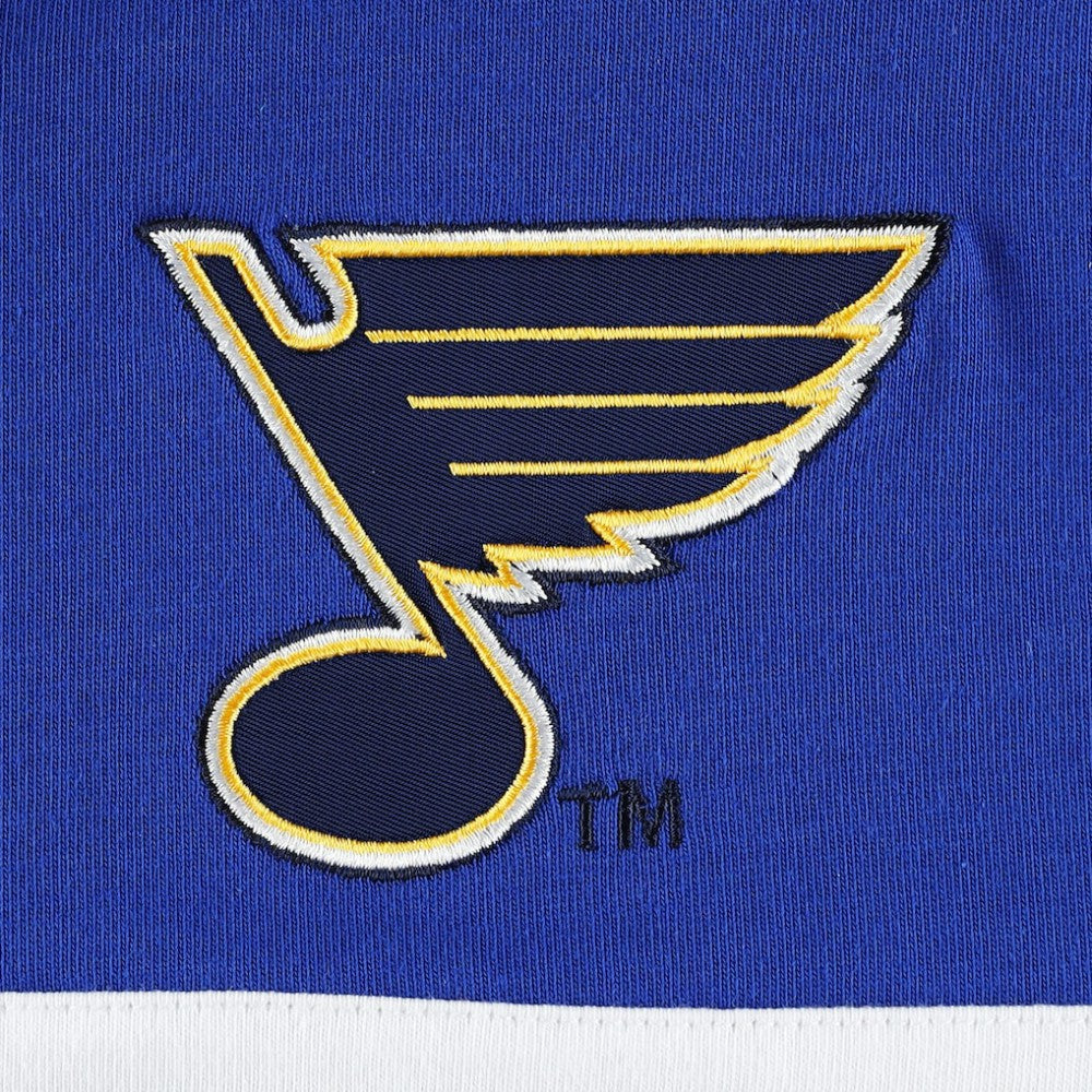St. Louis Blues Tommy Hilfiger Walter Lace-Up Long Sleeve Top Blue