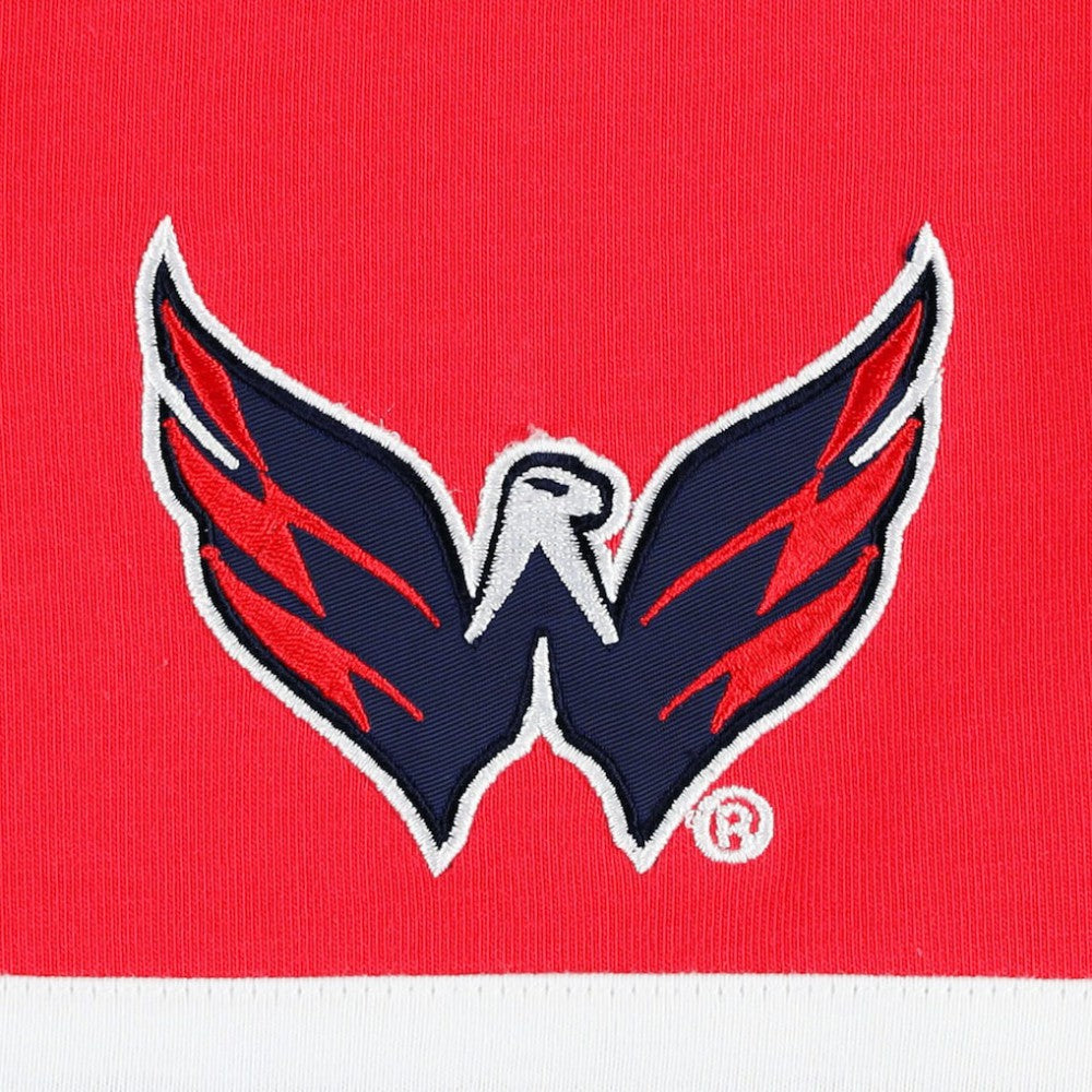 Washington Capitals Tommy Hilfiger Walter Lace-Up Long Sleeve Top Red