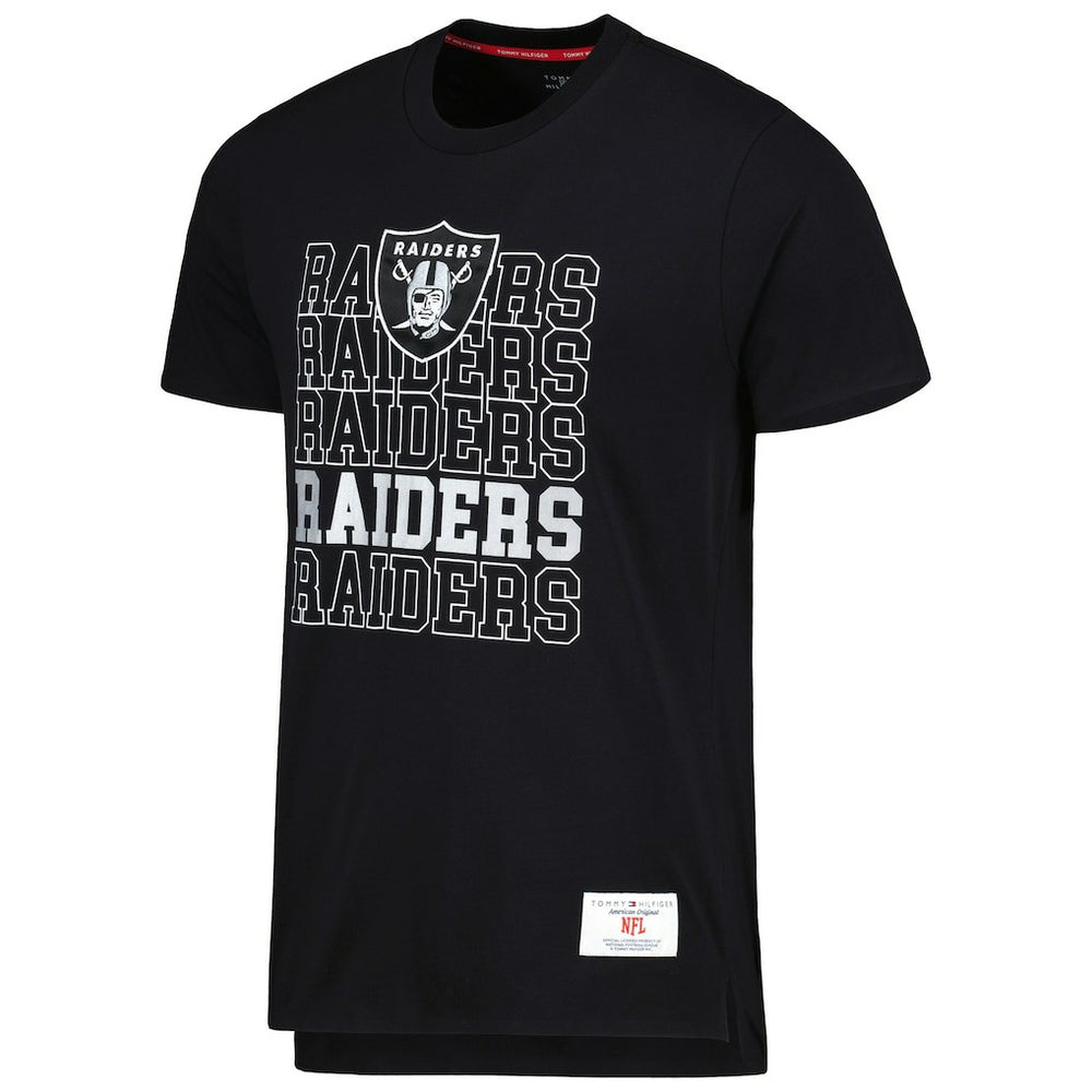 Las Vegas Raiders Tommy Hilfiger Liam T-Shirt - Black outlet
