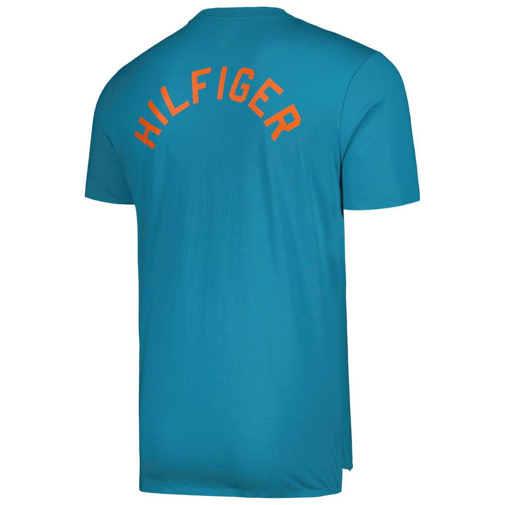 Miami Dolphins Tommy Hilfiger Liam T-Shirt - Aqua outlet