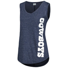 Dallas Cowboys Women's Cades Cape Omni-Wick Tri-Blend Tank Top - Navy on sale
