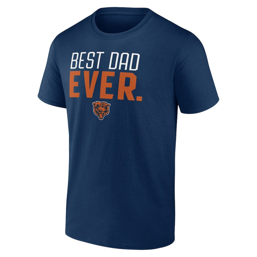 Chicago Bears Best Dad Ever Team T-Shirt - Navy online