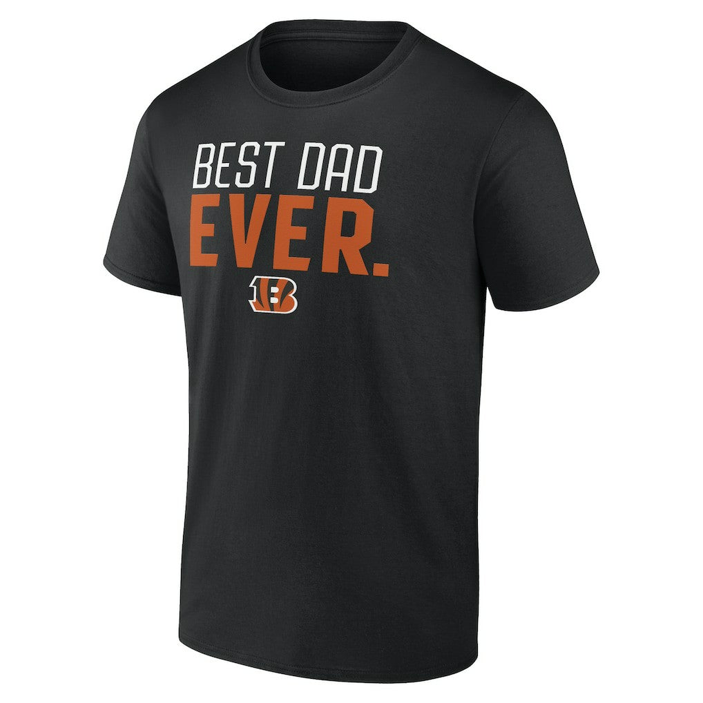 Cincinnati Bengals Best Dad Ever Team T-Shirt - Black cheap