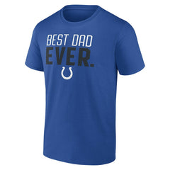 Indianapolis Colts Best Dad Ever Team T-Shirt - Royal cheap