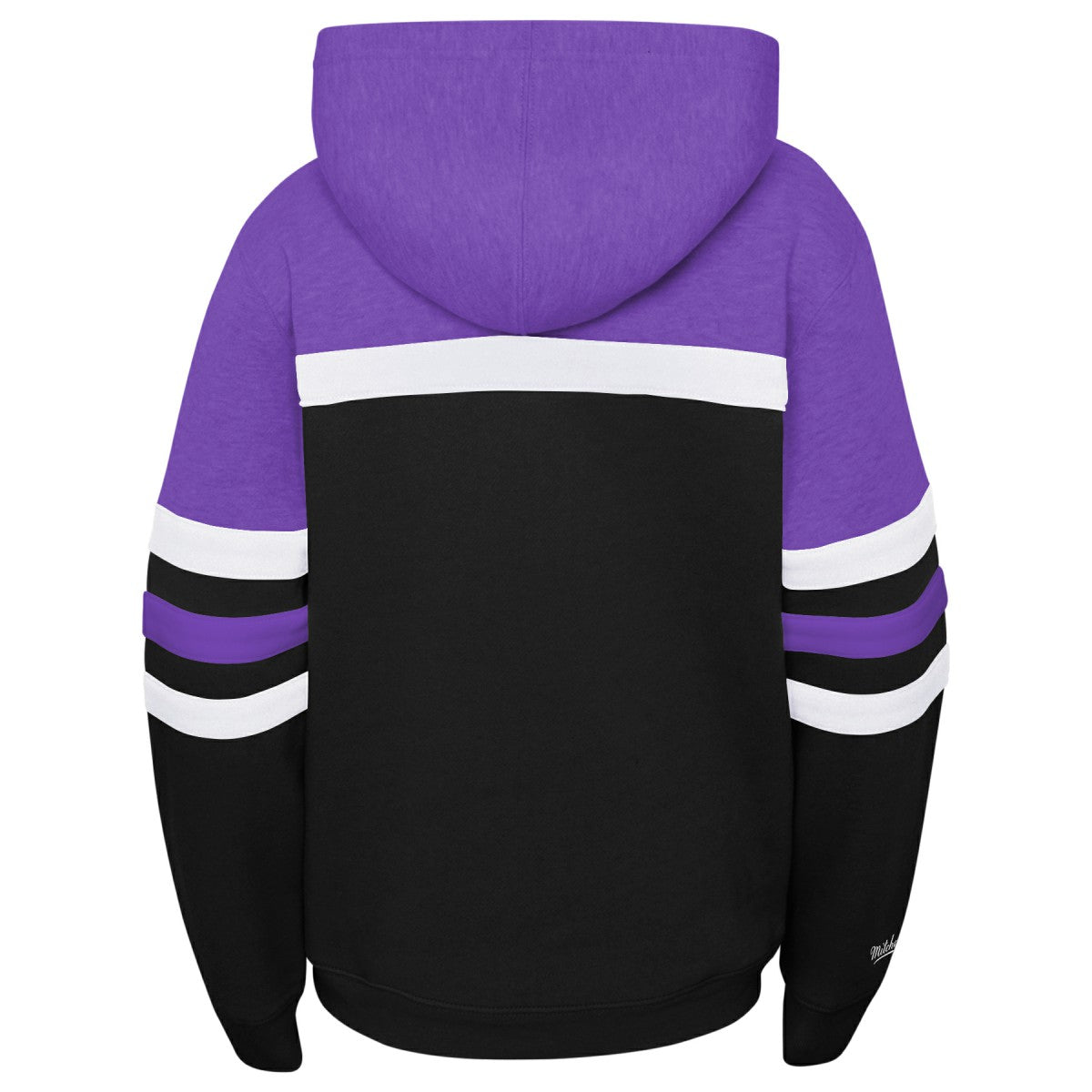 Toronto Raptors Youth Hardwood Classics Head Coach Pullover Hoodie - Purple/Heather Gray | Mitchell & Ness on sale