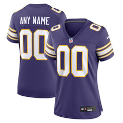 Minnesota Vikings Women's Classic Custom Game Jersey - Purple | Nike on sale