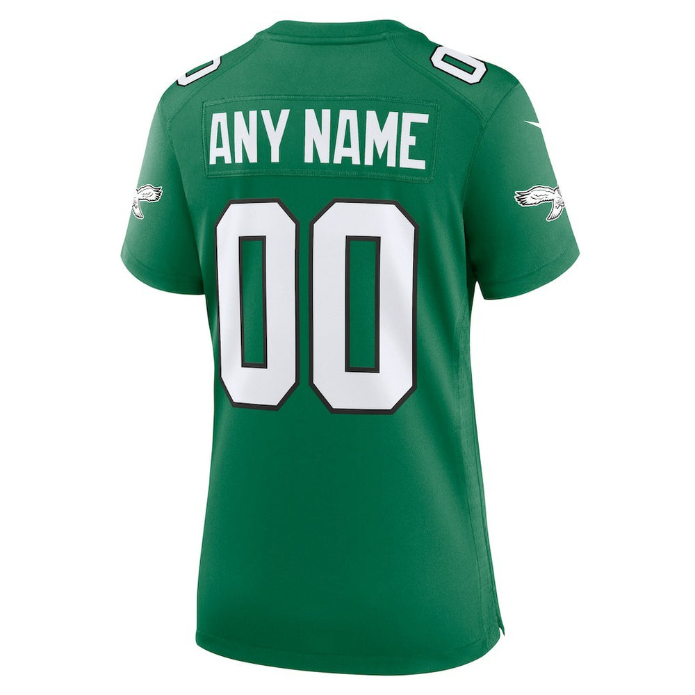 Philadelphia Eagles Women's Alternate Custom Game Jersey - Kelly Green | Nike online