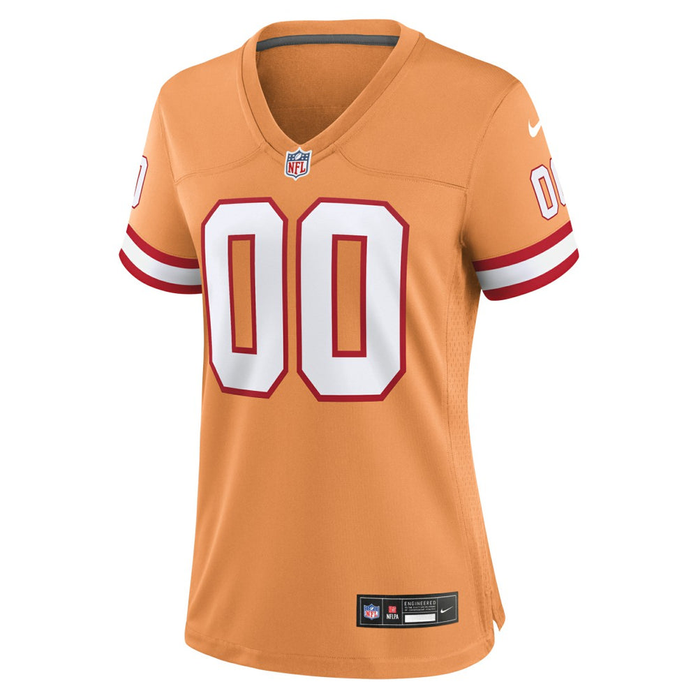 Tampa Bay Buccaneers Women's Custom Throwback Game Jersey - Orange | Nike for sale