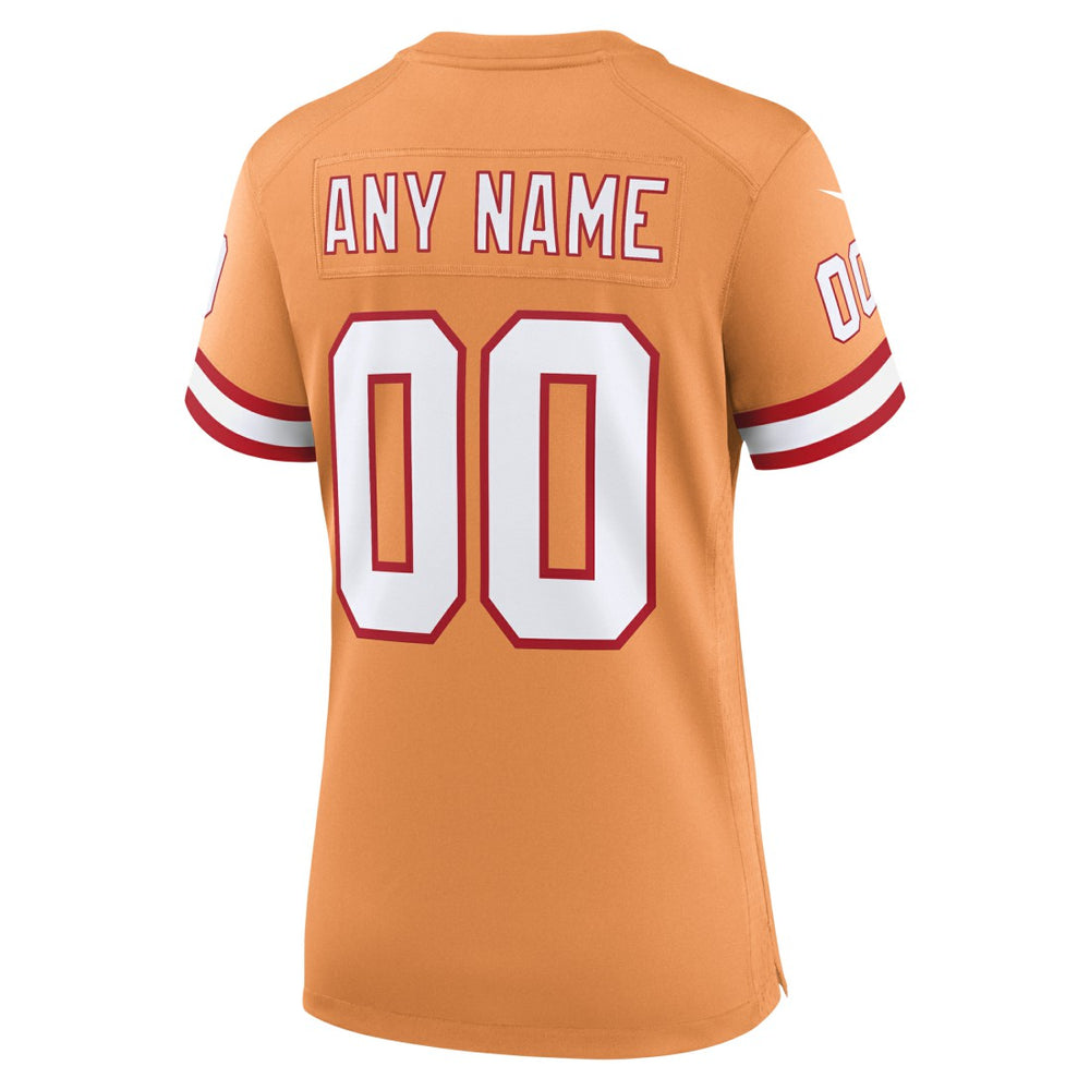 Tampa Bay Buccaneers Women's Custom Throwback Game Jersey - Orange | Nike for sale