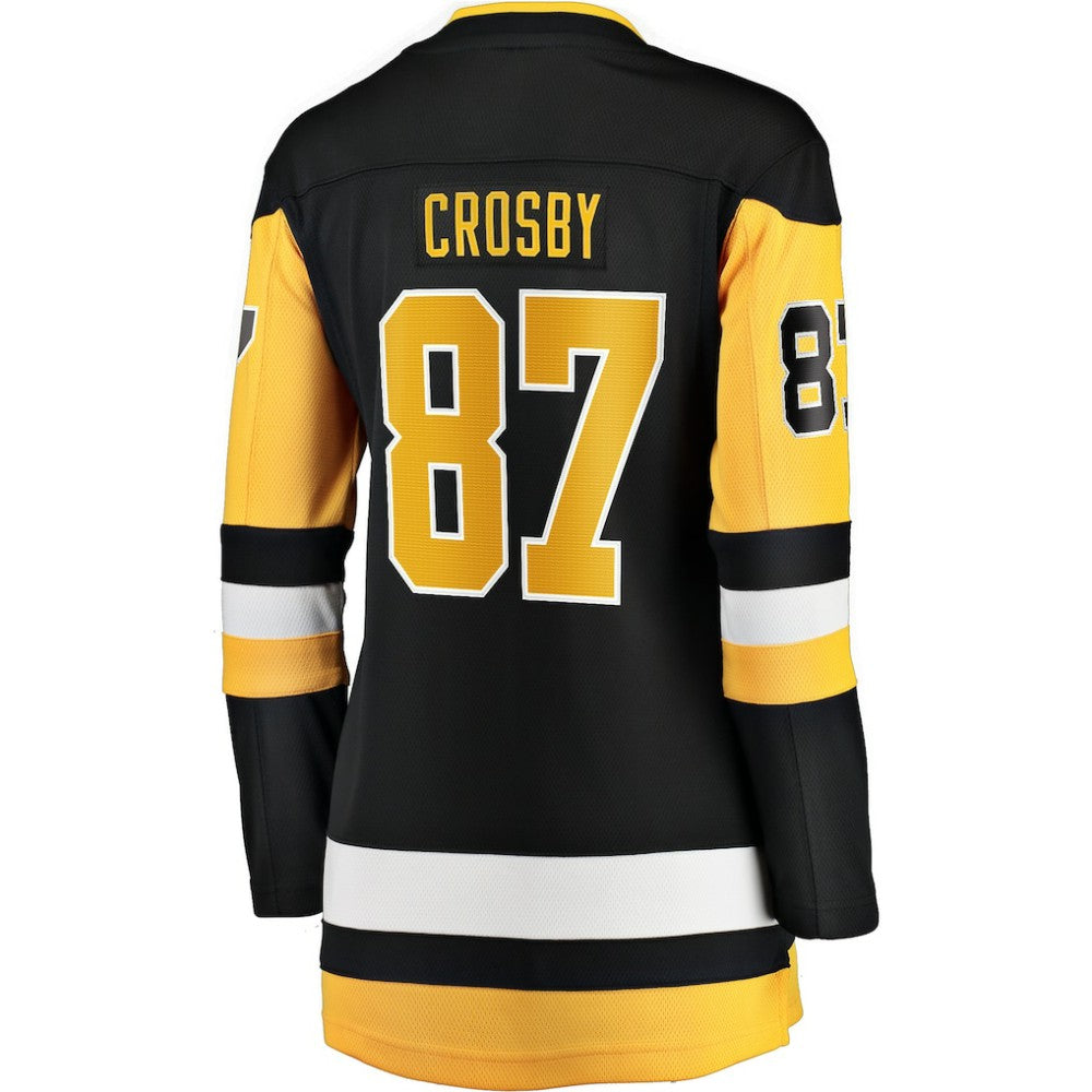 Sidney Crosby Pittsburgh Penguins Fanatics Women's Captain Patch Home Breakaway Jersey Black