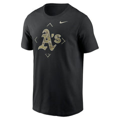 Athletics Camo Logo T-Shirt - Black | Nike