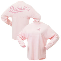 Miami Dolphins Women's Millennial Spirit Jersey T-Shirt - Pink online