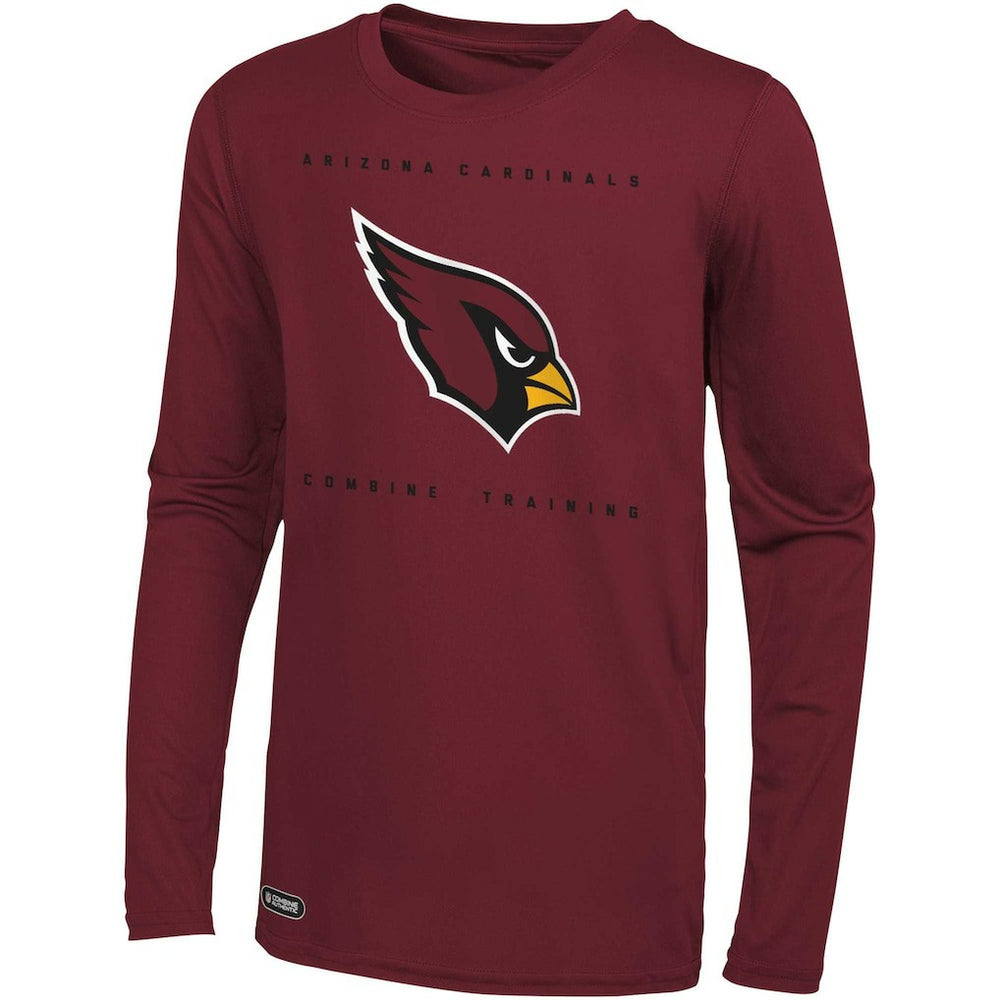 Arizona Cardinals Side Drill Long Sleeve T-Shirt - Cardinal on sale