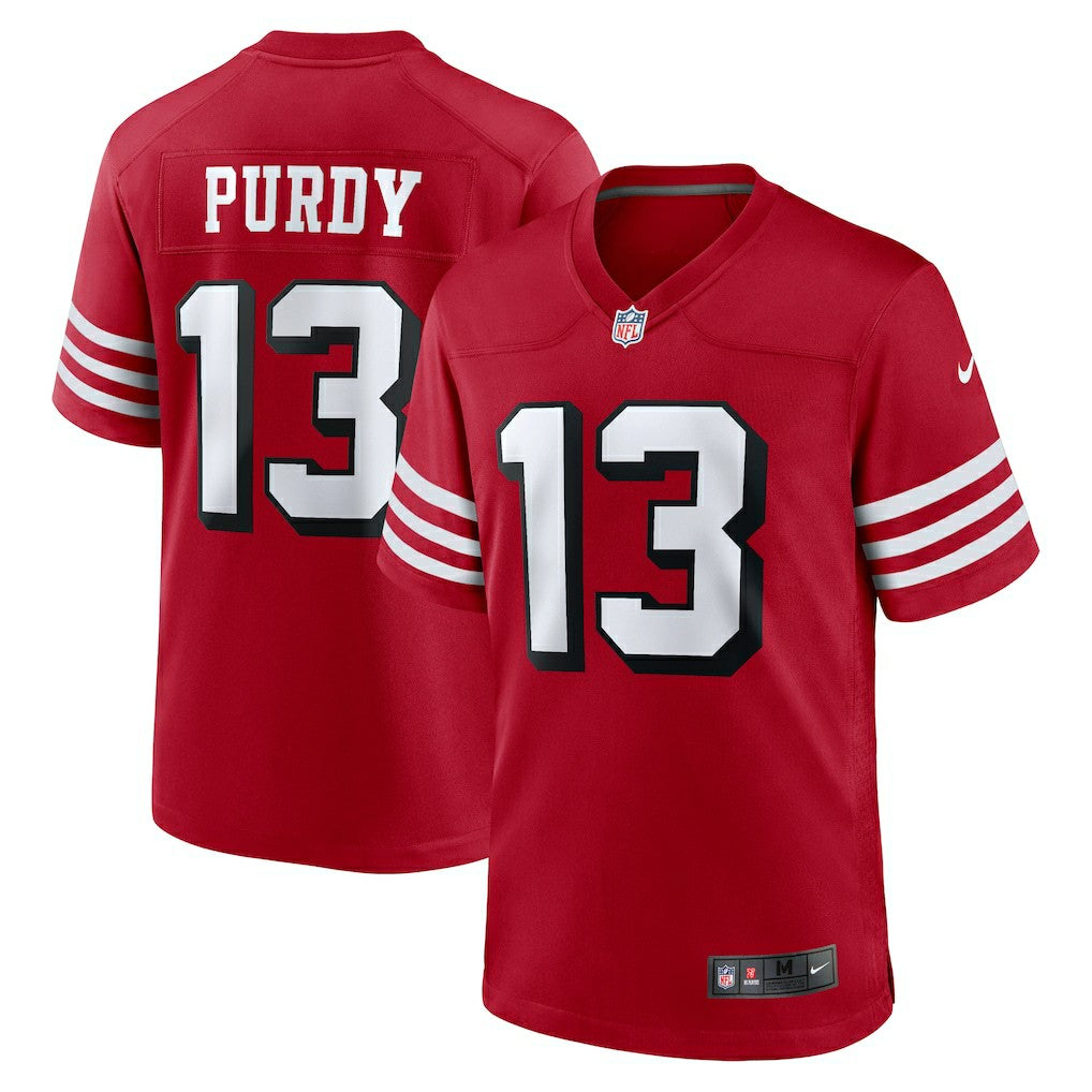 Brock Purdy San Francisco 49ers Alternate Game Player Jersey - Scarlet | Nike online
