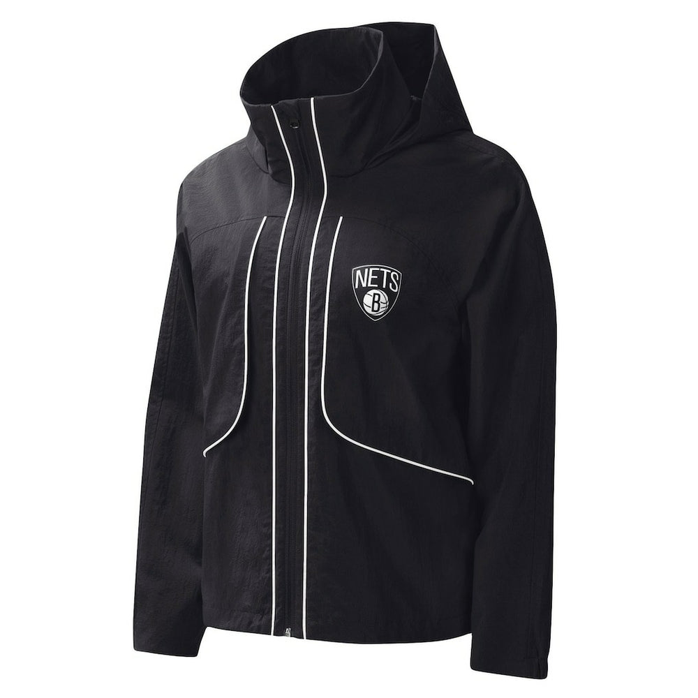 Brooklyn Nets G-III 4Her by Carl Banks Women's Last Shot Full-Zip Hoodie - Black cheap