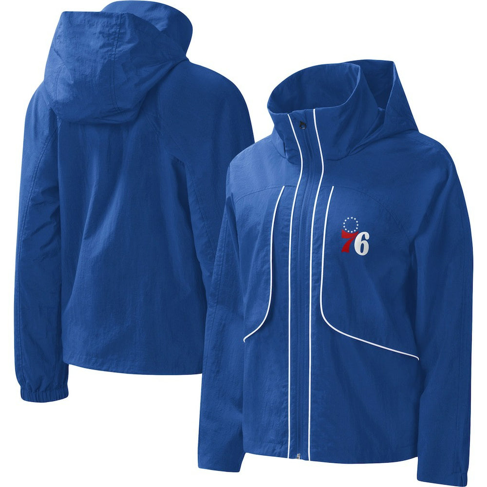Philadelphia 76ers G-III 4Her by Carl Banks Women's Last Shot Full-Zip Hoodie - Royal online