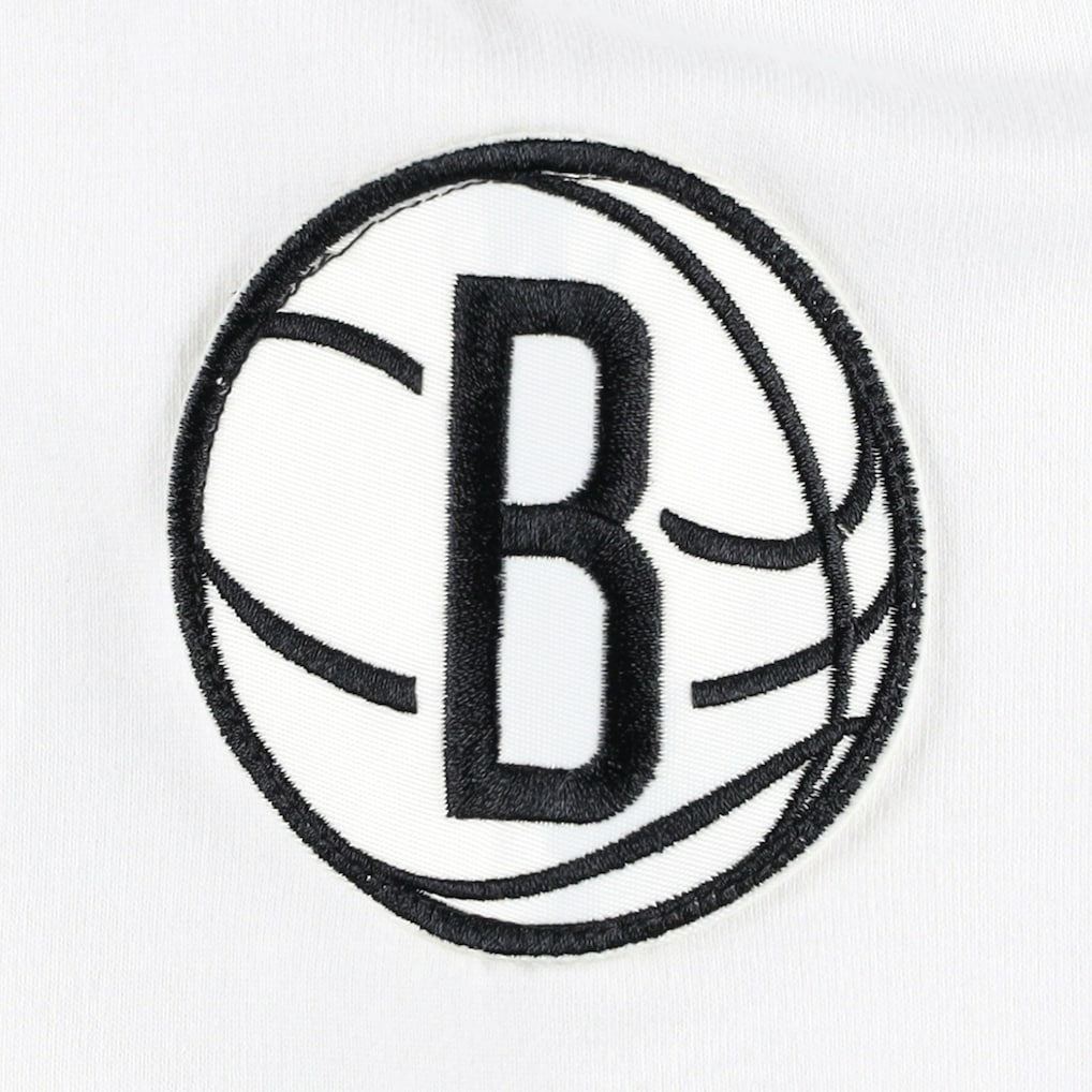 Brooklyn Nets Tommy Jeans Women's Ariel Pullover Sweatshirt - Black/White on sale