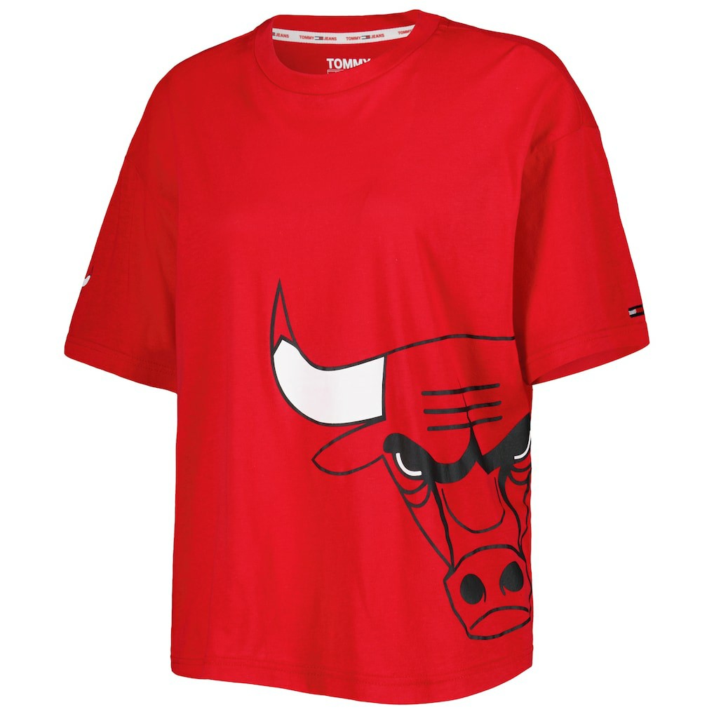 Chicago Bulls Tommy Jeans Women's Bianca T-Shirt sale - Red outlet