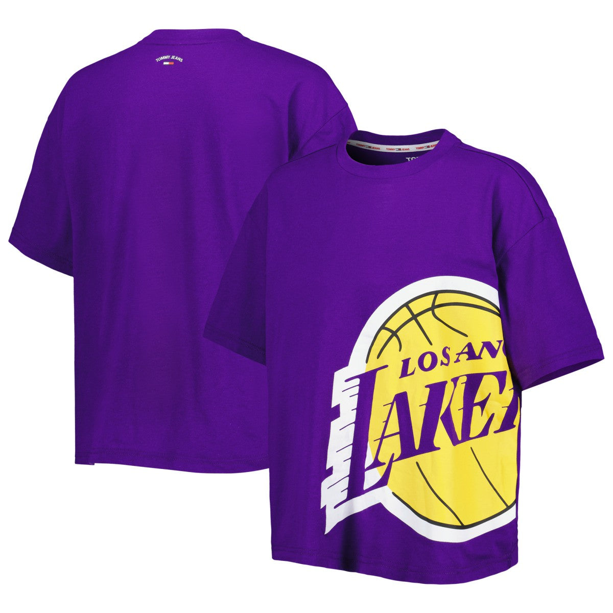 Los Angeles Lakers Tommy Jeans Women's Bianca T-Shirt - Purple discount