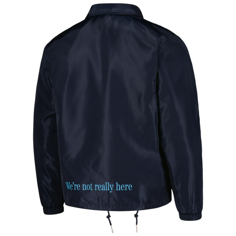 Manchester City Coaches Full-Snap Jacket - Navy outlet