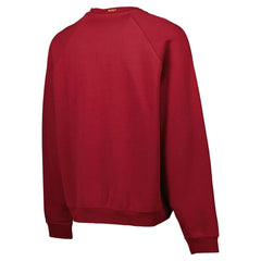 Barcelona Foundation Oversized Raglan Pullover Sweatshirt - Burgundy discount