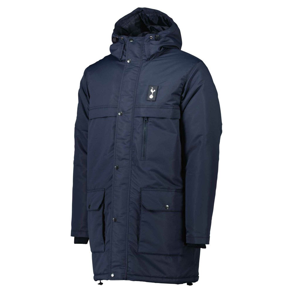 Tottenham Hotspur Winter Field Parka Hoodie Jacket - Navy discount
