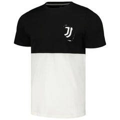 Juventus Block West T-Shirt - Black/White cheap