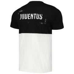 Juventus Block West T-Shirt - Black/White cheap