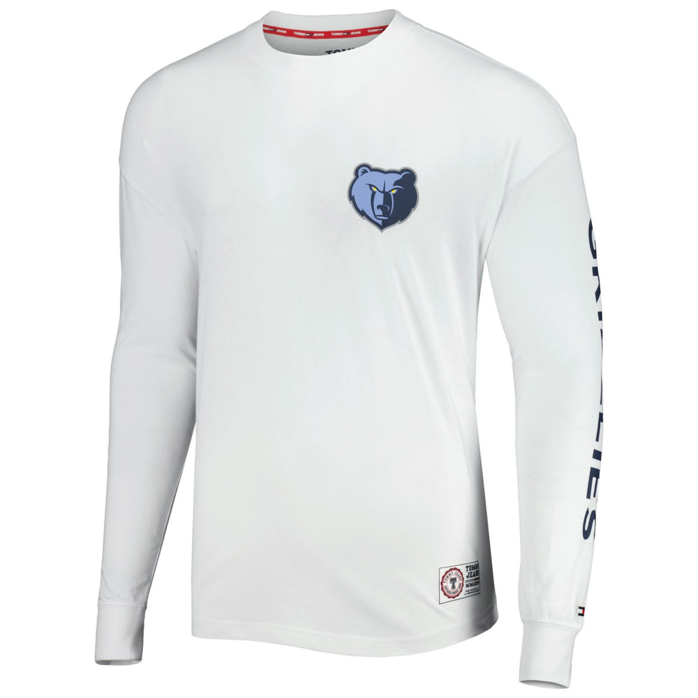 Memphis Grizzlies Tommy Jeans Matthew 2-In-1 T-Shirt & Hoodie Combo Set - Navy/White discount