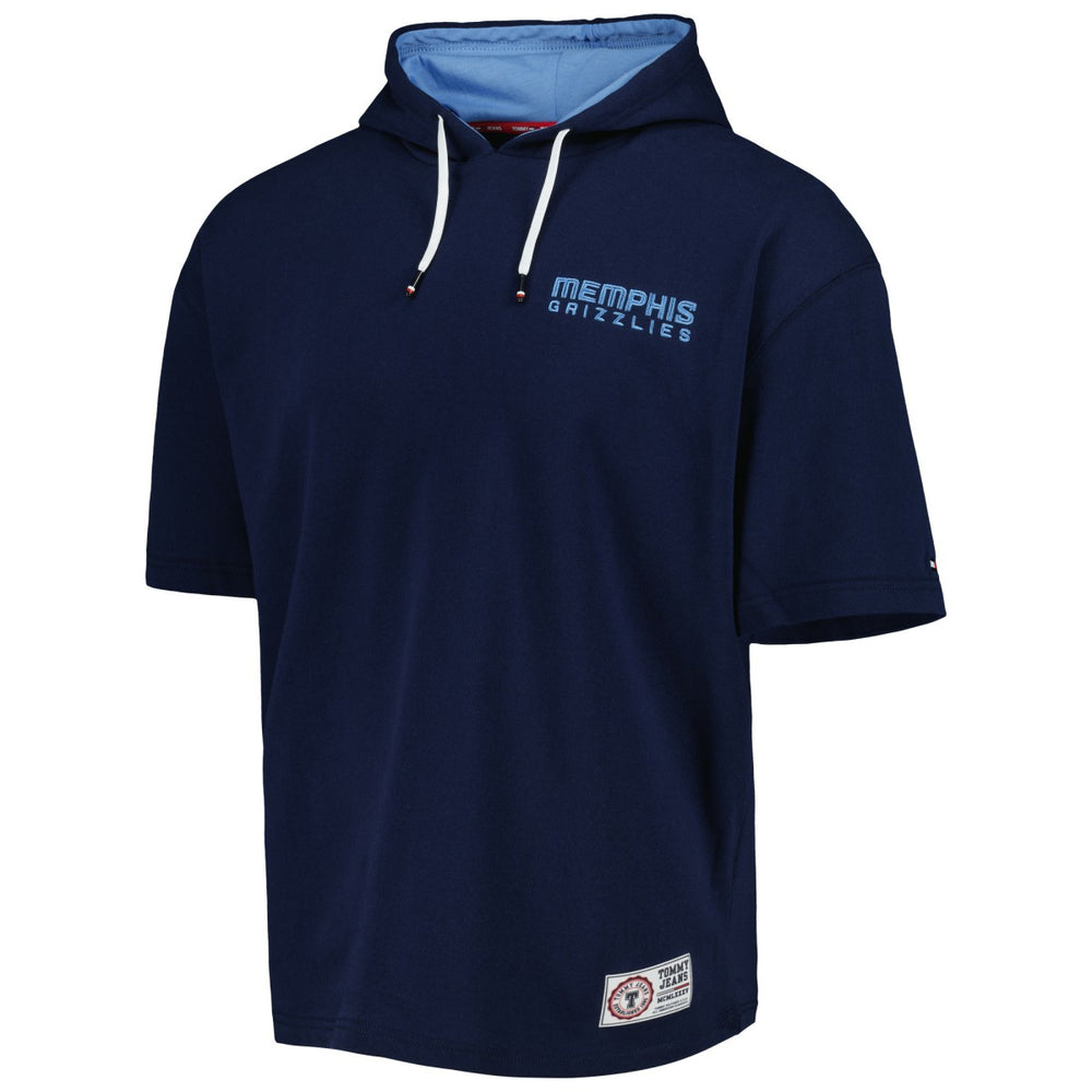 Memphis Grizzlies Tommy Jeans Matthew 2-In-1 T-Shirt & Hoodie Combo Set - Navy/White discount