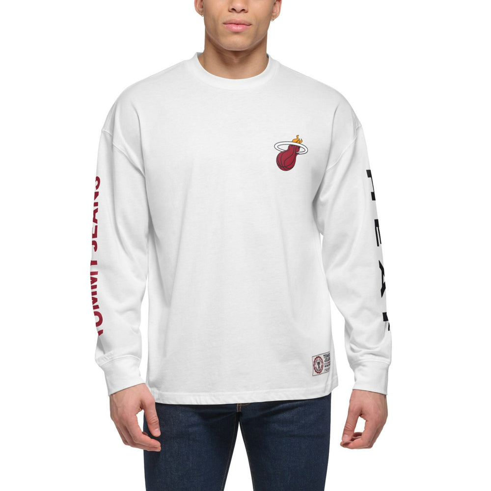 Miami Heat Tommy Jeans Matthew 2-In-1 T-Shirt & Hoodie Combo Set - Black/White for sale