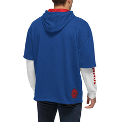 Philadelphia 76ers Tommy Jeans Matthew 2-In-1 T-Shirt & Hoodie Combo Set - Royal/White outlet