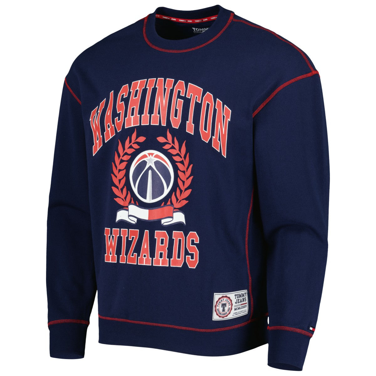 Washington Wizards Tommy Jeans Peter French Terry Pullover Sweatshirt - Navy cheap