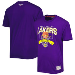 Los Angeles Lakers Tommy Jeans Tim Backboard T-Shirt - Purple shop