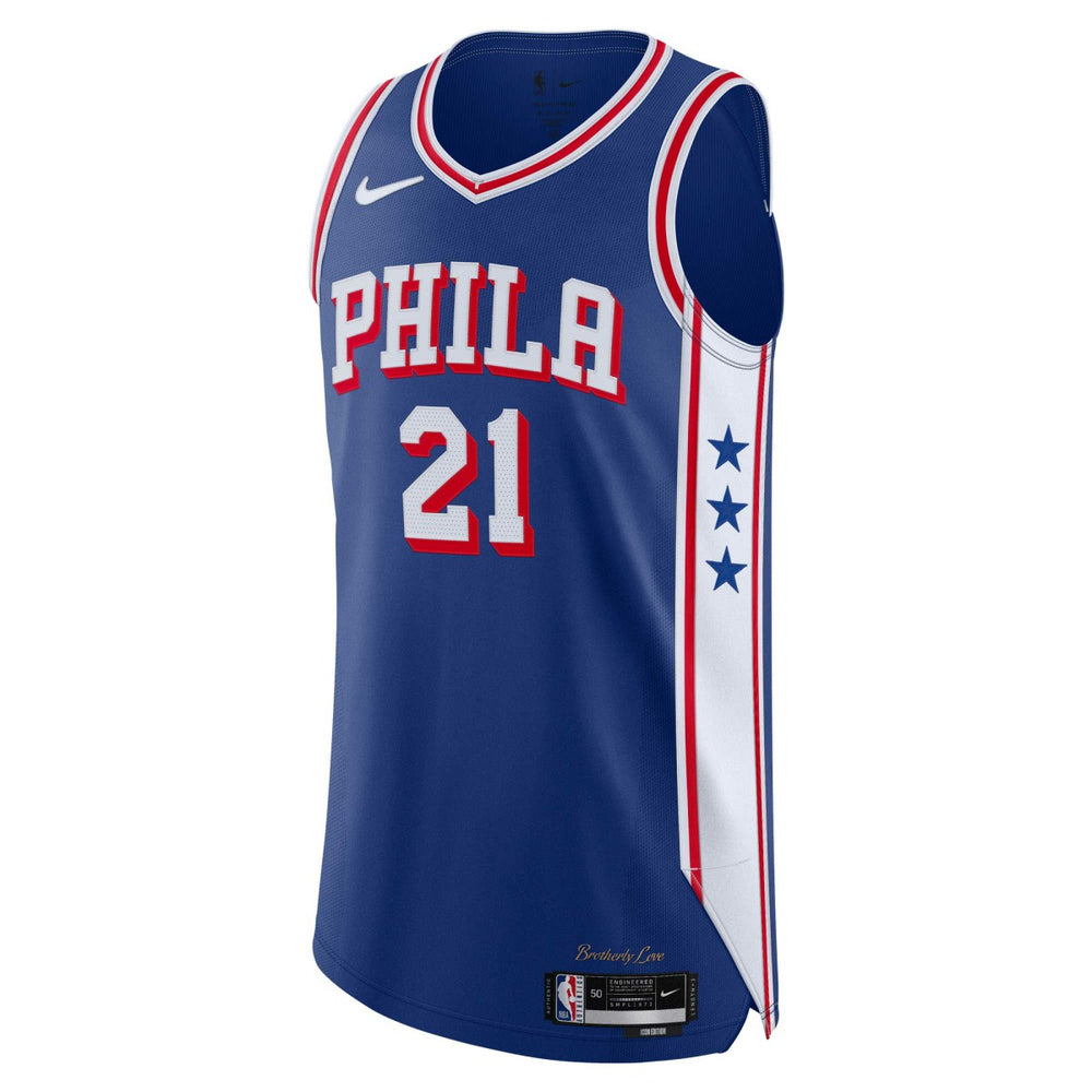 Joel Embiid Philadelphia 76ers Authentic Jersey - Icon Edition - Royal | Nike on sale
