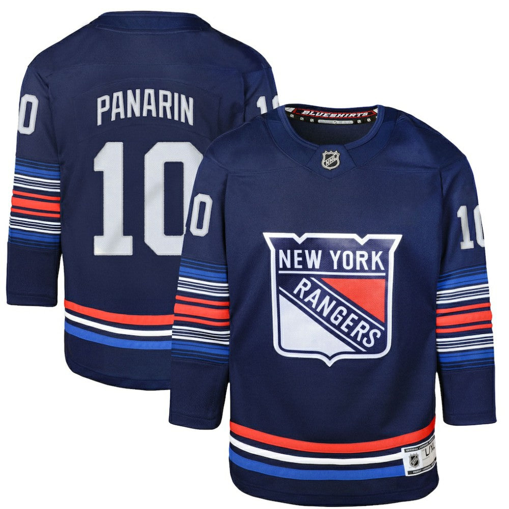 Artemi Panarin New York Rangers Youth Alternate Premier Player Jersey Navy