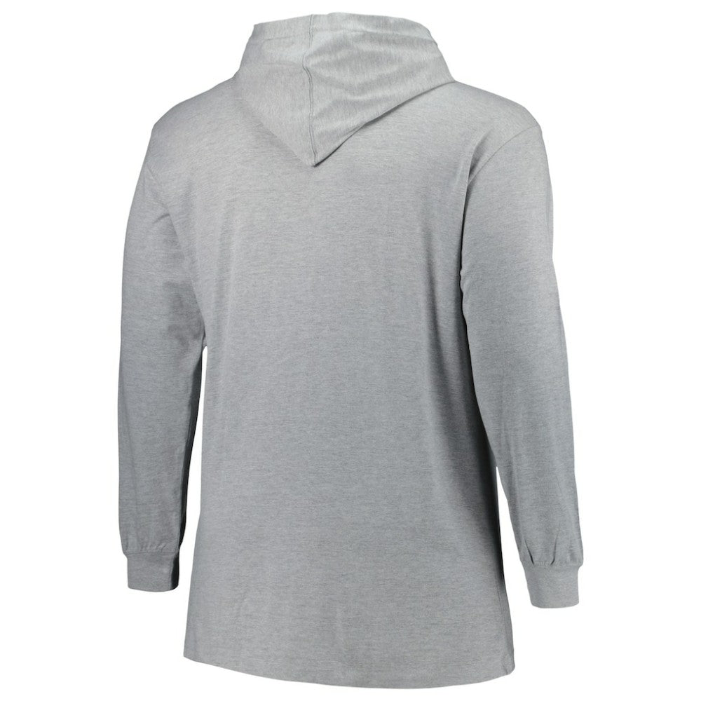 Tampa Bay Lightning Big & Tall Pullover Hoodie Heather Gray