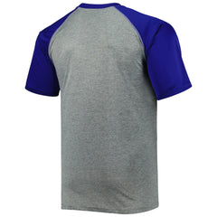 Tampa Bay Lightning Big & Tall Logo Raglan T-Shirt Heather Gray