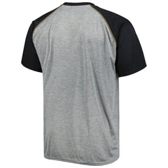 Vegas Golden Knights Big & Tall Logo Raglan T-Shirt Heather Gray