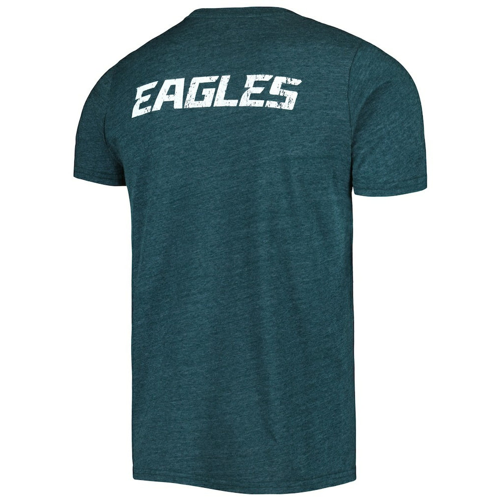 Philadelphia Eagles Majestic Threads Tri-Blend Pocket T-Shirt - Midnight Green online