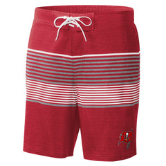Tampa Bay Buccaneers G-III Sports by Carl Banks Coastline Volley Swim Shorts - Red cheap