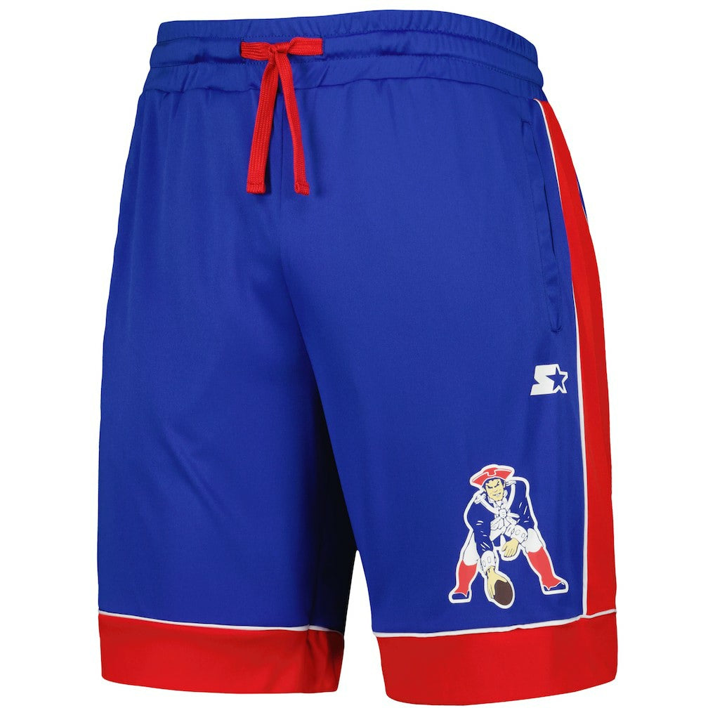 New England Patriots Starter Throwback Fan Favorite Shorts - Navy on sale