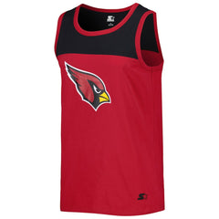 Arizona Cardinals Starter Logo Touchdown Fashion Tank Top - Cardinal/Black online