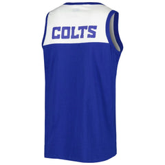 Indianapolis Colts Starter Logo Touchdown Fashion Tank Top - Royal/White cheap