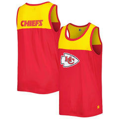 Kansas City Chiefs Starter Logo Touchdown Fashion Tank Top - Red/Gold online
