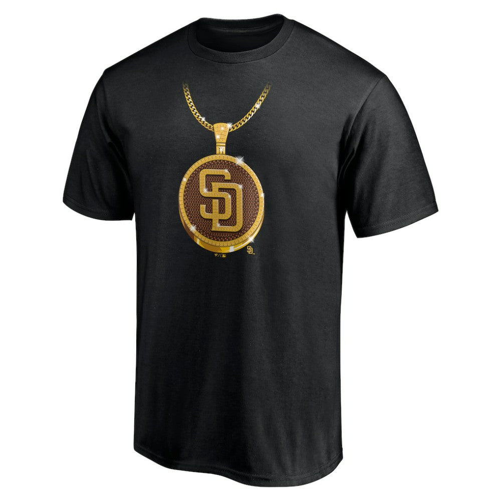 San Diego Padres Team Swagg Chain T-Shirt - Black